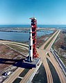 Prvý vývoz nosnej rakety Saturn V z montážnej haly VAB k štartovacej rampe