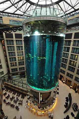 <span class="mw-page-title-main">AquaDom</span> Former aquarium in Berlin, Germany