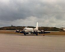 415 Squadron Argus Mk.2 deployed to Bermuda in 1979. Argus in Bermuda 1979 (5538985016).jpg