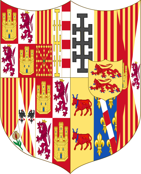 File:Arms of Germanie of Foix as Queen Consort of Aragon Sicily and Naples.svg