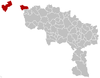 Arrondissement Mouscron Belgium Map.png