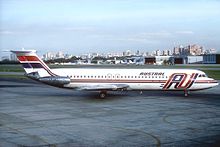 BAC 1-11-500 der Austral, 1992