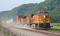 BNSF Railway in Prairie du Chien, Wisconsin