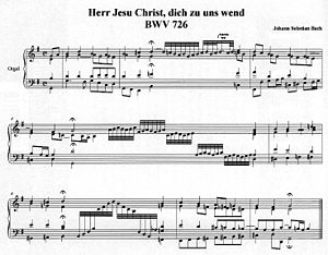 Herr Jesu Christ, dich zu uns wend, Orgelchoral BWV 726 (1708)?/i (Digitalorgel per MIDI)