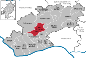 Poziția localității Bad Schwalbach