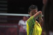 Deutsch: Badminton bei den Olympischen Jugendspielen 2018; Tag 4, 10. Oktober 2018; Viertelfinale Mädchen: Vu Thi Anh Thu (Vietnam) - Goh Jin Wei (Malaysia) 12-21, 9-21 26′ English: Badminton at the 2018 Summer Youth Olympics at 10 October 2018 – Girls Quarterfinal: Vu Thi Anh Thu (Vietnam) vs Goh Jin Wei (Malaysia) 12-21, 9-21 26′