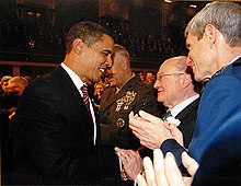 Ackerman with President Barack Obama in 2009 Barack Obama and Gary Ackerman.jpg
