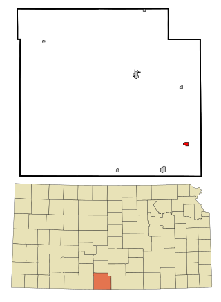 <span class="mw-page-title-main">Hazelton, Kansas</span> City in Kiowa County, Kansas