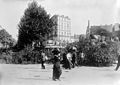 Barricade à la Porte Maillot vers 1914/1915