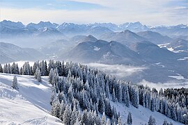 Bayrische Voralpen mit Blick in die Jachenau und Isartal