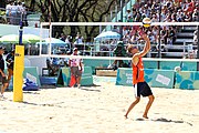 Deutsch: Beachvolleyball bei den Olympischen Jugendspielen 2018; Tag 8, 14. Oktober 2018; Mädchen, Achtelfinale – Mexiko-China 0:2 (15–21/16–21) English: Beach volleyball at the 2018 Summer Youth Olympics at 14 October 2018 – Girls Round of 16 – Mexico-China 0:2 (15–21/16–21)