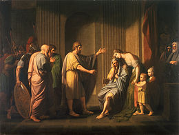 Benjamin West - Cleombrotus Ordered into Banishment by Leonidas II, King of Sparta - Google Art Project.jpg