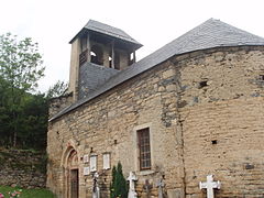 L'église et son clocher.