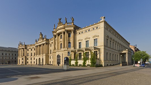 The former Royal Library, now seat of the Faculty of Law