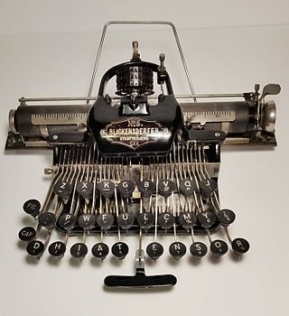 <span class="mw-page-title-main">Blickensderfer typewriter</span> Typewriter invented by George Canfield Blickensderfer