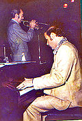 Bobby Hackett an der Trompete mit Bubba Kolb am Piano