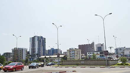 Vue du quartier Bonanjo.
