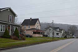 Houses along Broad Street