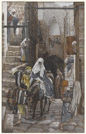 Saint Joseph Seeks a Lodging in Bethlehem