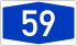 Bundesautobahn 59 number.svg