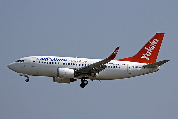 An Air North Boeing 737-500 in July 2012. The airline acquired several 737s in the 2010s.