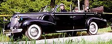 Cadillac Series 75 Convertible Sedan 1939 года