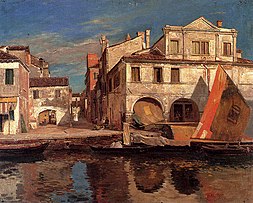 Canal Scene in Chioggia