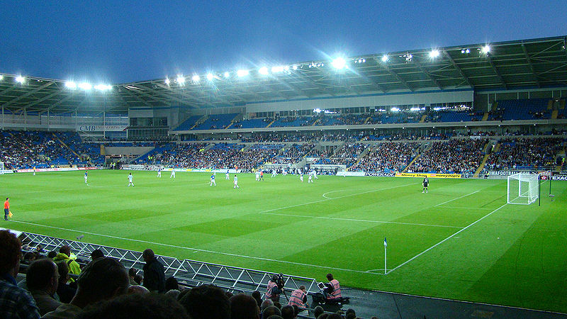 File:Cardiff City Stadium at dusk.jpg