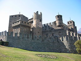 Il castello di Fénis, simbolo della Valle d'Aosta