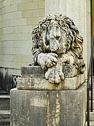 Dettaglio leoni nel Vantiniano.