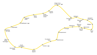Circle line London Underground Wikipedia
