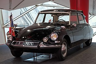 Citroën DS présidentielle datant de 1963, utilisée par Charles de Gaulle