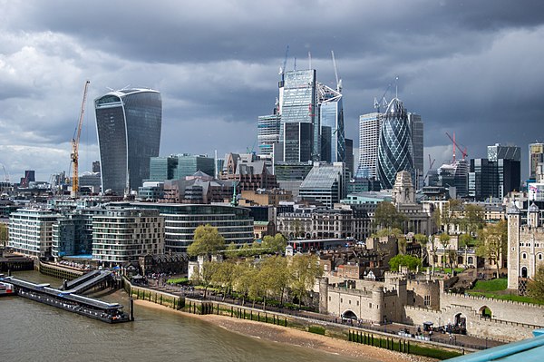 Image: City of London, seen from Tower Bridge