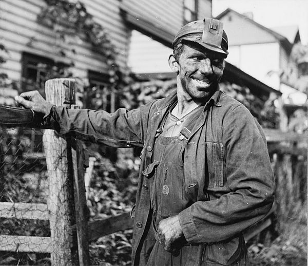 A Polish coal miner in Capels, McDowell County, West Virginia, 1938