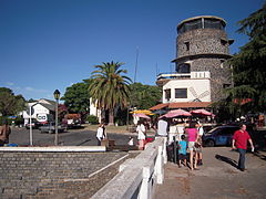 Utløpet av gaten De Santa Rita, Colonia del Sacramento