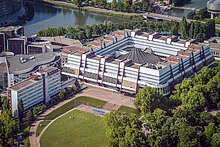The Palace of Europe of the Council of Europe Council of Europe Palais de l'Europe aerial view.JPG