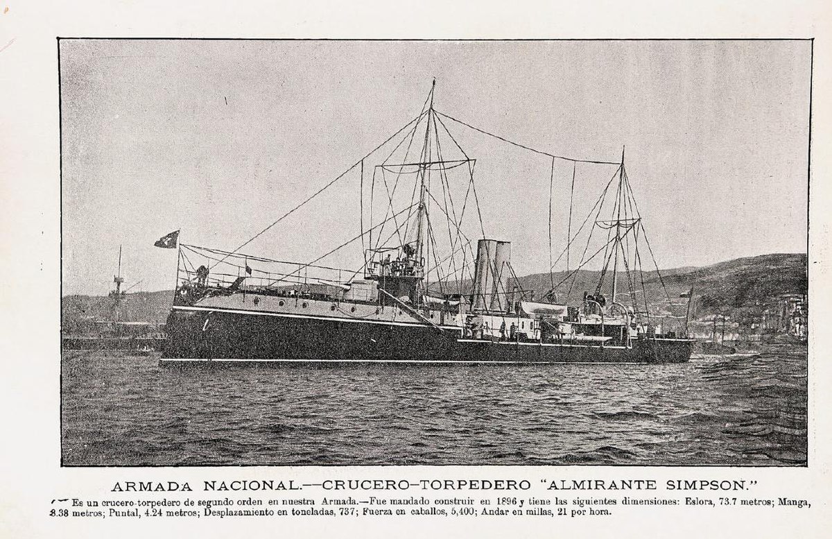 Крейсер Либертадор Боливар Эквадор. Mexican Gunboat.