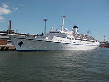 CIC's first ship, Funchal Cruise vessel MV Funchal in Helsinki June 2009.JPG