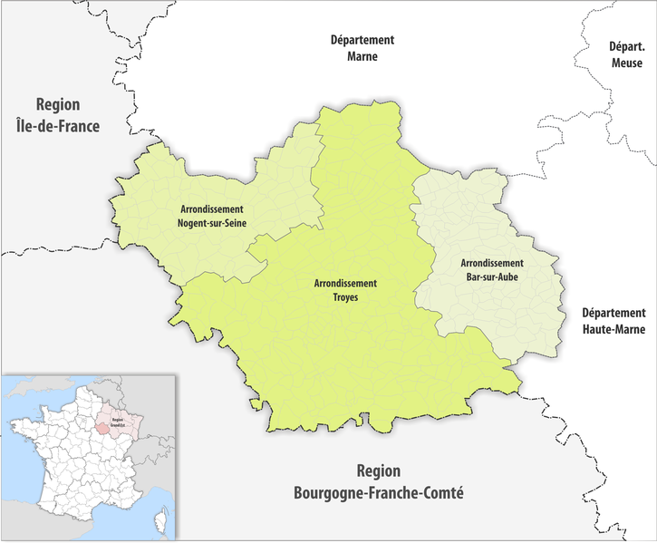 File:Département Aube Arrondissement 2018.png