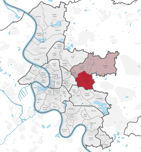 Düsseldorf Stadtteil Gerresheim