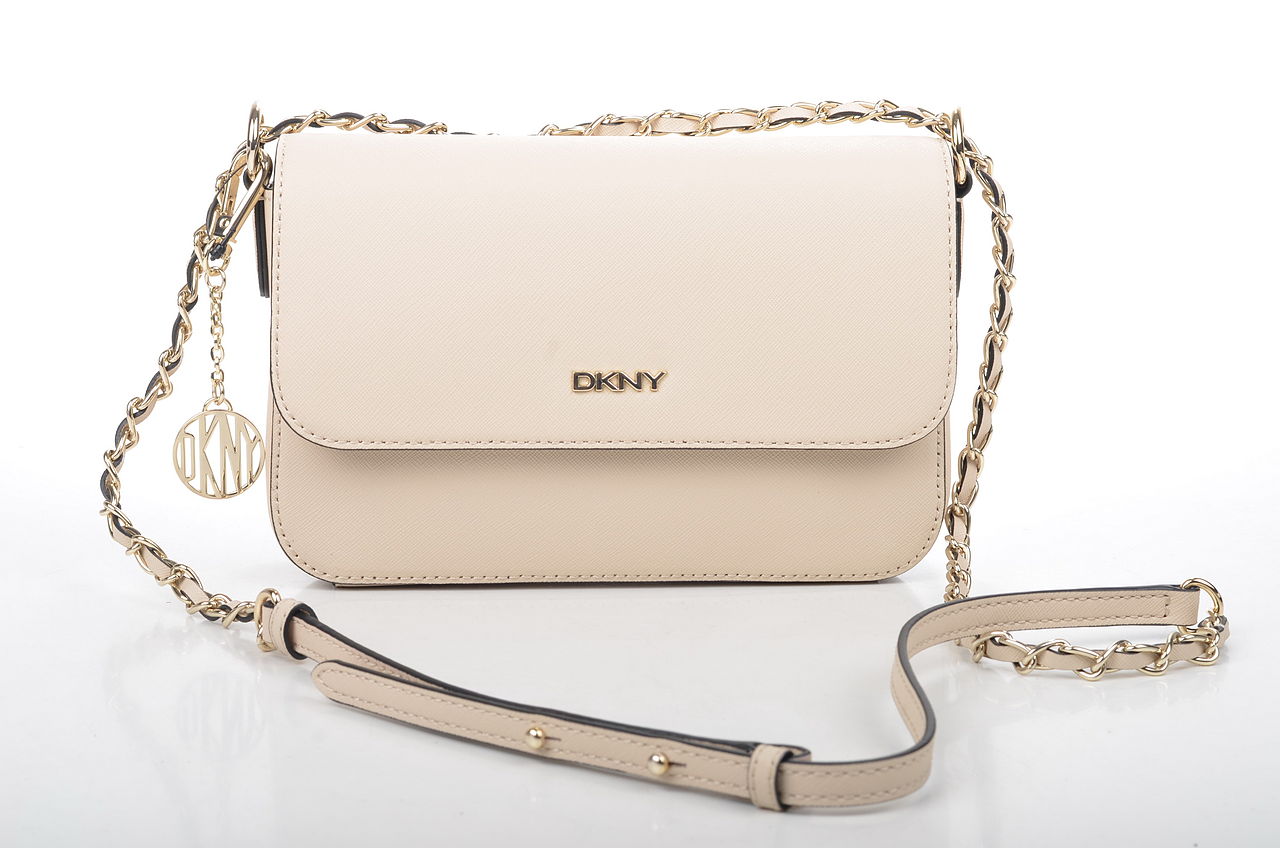 DKNY Pink Saffiano Leather Bryant Park Crossbody Bag Dkny