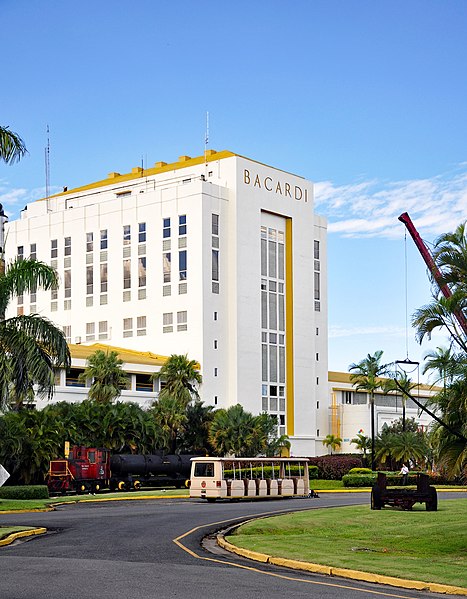 Bacardi factory, located in Cataño