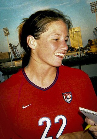 <span class="mw-page-title-main">Danielle Fotopoulos</span> All-American college soccer player, professional soccer player, World Cup team member
