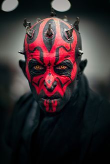 Darth Maul Cosplayer at MCM Comic Con October 2016.jpg