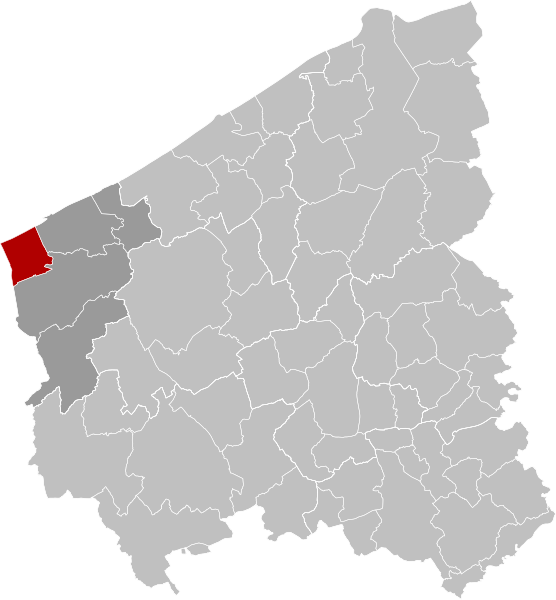 File:De Panne West-Flanders Belgium Map.svg