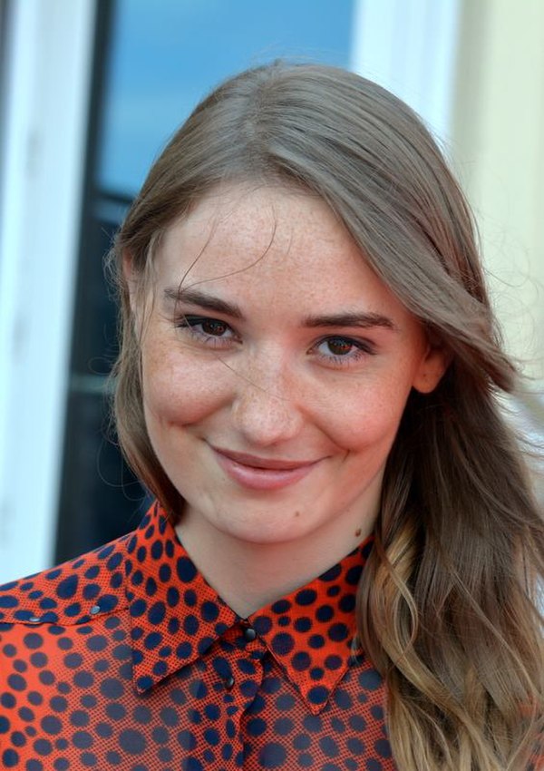 Déborah François at the 2014 Cabourg Film Festival