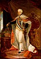 Dom João VI em trajes de sua aclamação di Jean-Baptiste Debret