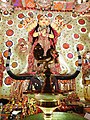 Decoration rituals and Durga idol 2017 Saptami Behala area Durga Puja 21