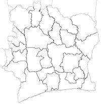 Mapa departamentów Wybrzeże Kości Słoniowej (1974-80) .jpg