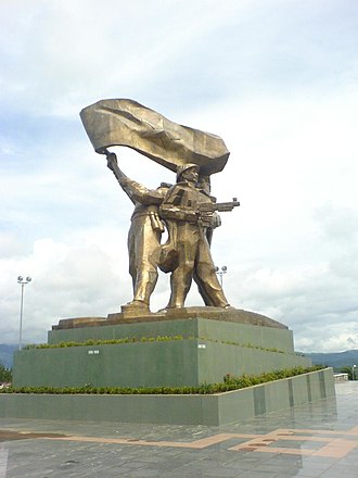 The Viet Minh memorial of the battle